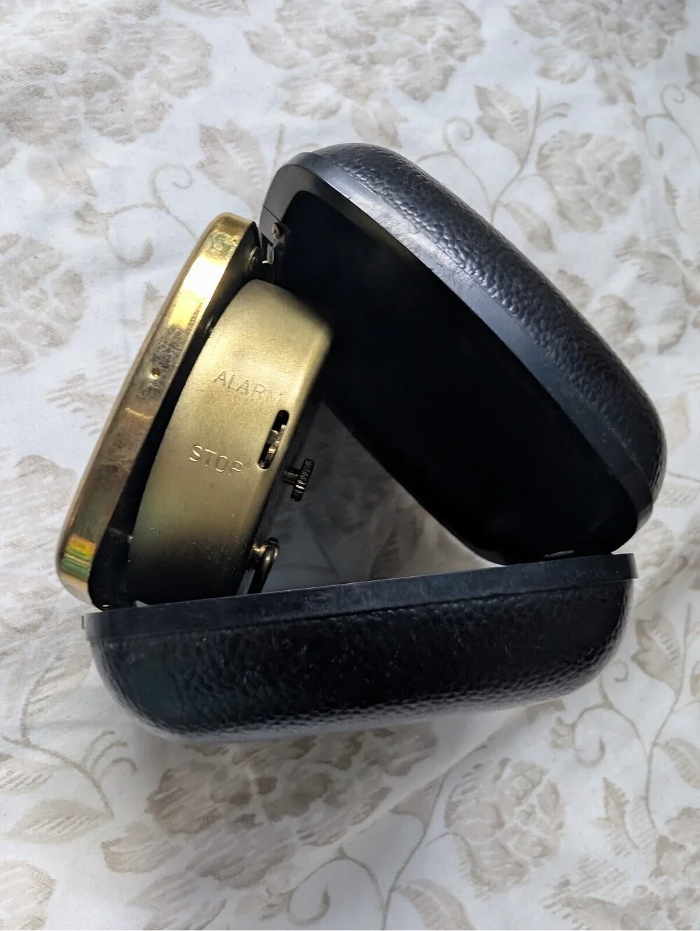 Vintage Wedgefield Travel Alarm Clock from West Germany